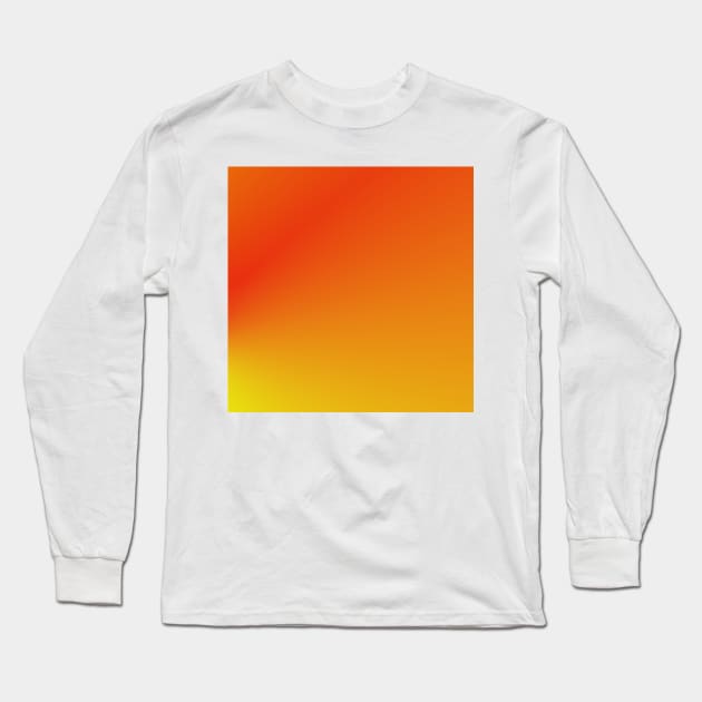 orange yellow gradient texture Long Sleeve T-Shirt by Artistic_st